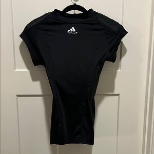 Adidas Black Performance Tee. Padded undershirt to be worn under football pads.